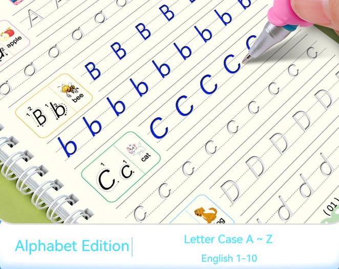 Cuadernos Mágicos Montessori ✨ Aprende Jugando – Escribe, Borra y Reutiliza