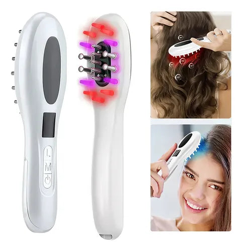 Cepillo Terapéutico Capilar 3 en 1 – Estimula, Nutre y Relaja tu Cabello