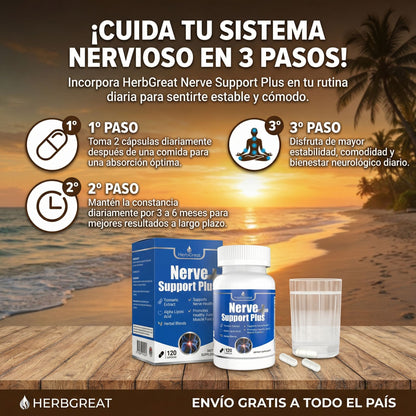 Nerve Support -  Cuida tus nervios y recupera comodidad en tu día a día