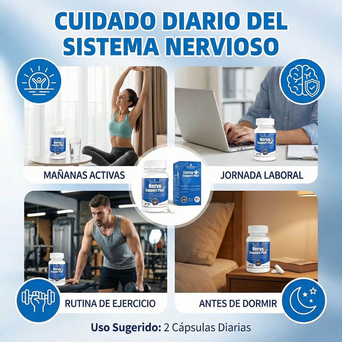 Nerve Support -  Cuida tus nervios y recupera comodidad en tu día a día