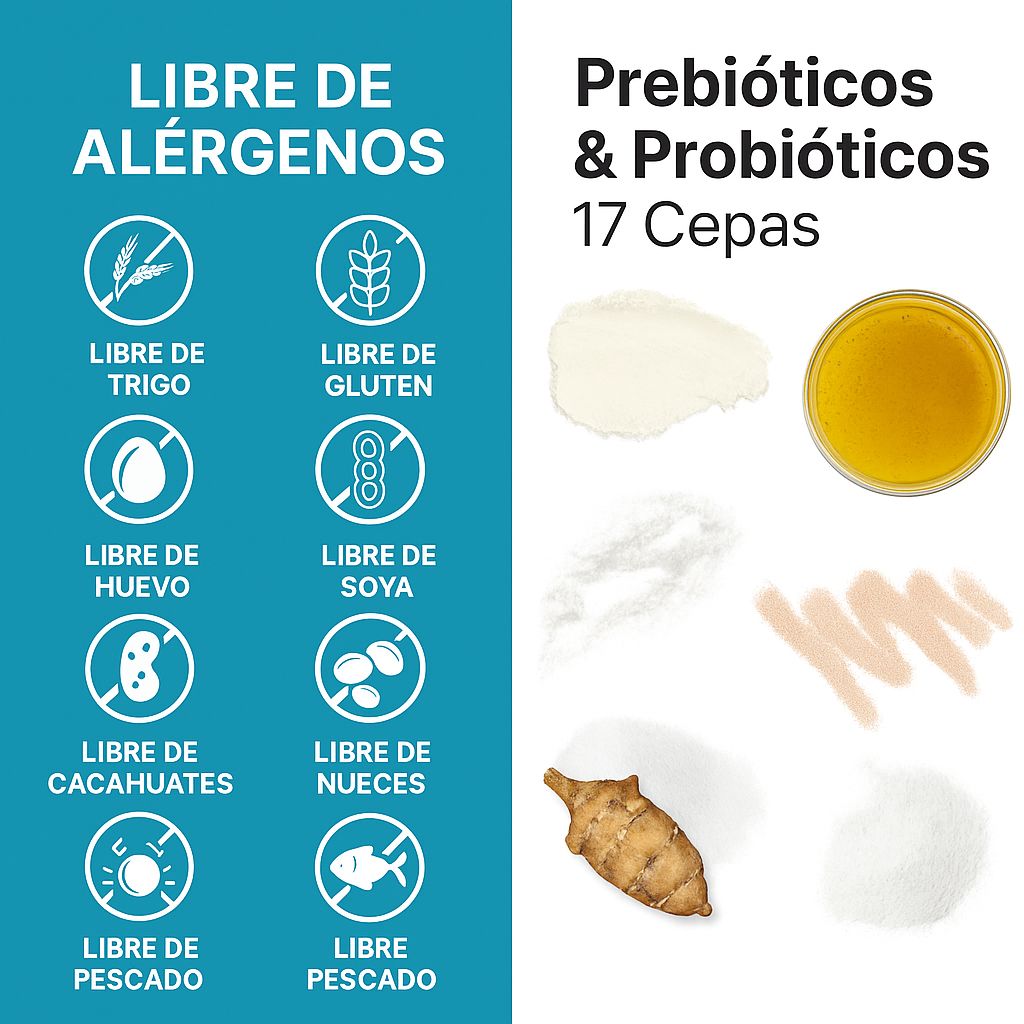 60 Billion Probiotic - Equilibra tu intestino y siente alivio real cada día